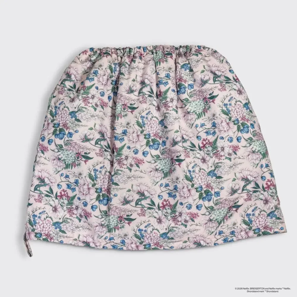 Bridgerton x Kitsch Satin-Lined Flexi Shower Cap NIB